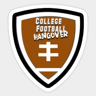College Football Hangover Logo Sticker